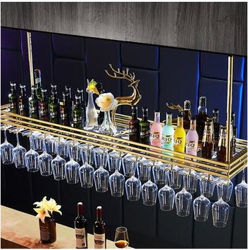 紅酒杯架子家用輕奢高檔酒架懸掛紅酒杯高腳杯掛架吧台酒杯架倒掛 幸福驛站