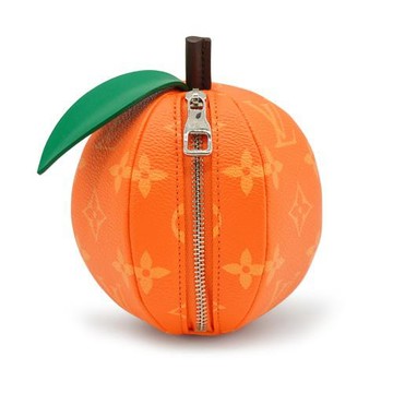 Louis Vuitton  展示品 Orange Pouch 橘子造型拉鍊零錢包(M81245-橘)