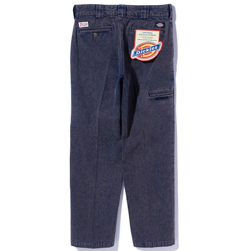 コラボ エクストララージ XLARGE メンズ ディッキーズ オーバーダイ ワークパンツ 101231031028 SS23 DICKIES  OVERDYE WORK PANTS ボトムス チノパン NAVY | LINEブランドカタログ