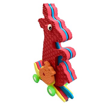 安全 MIT 玩具車DIY (袋鼠與麋鹿系列)2入