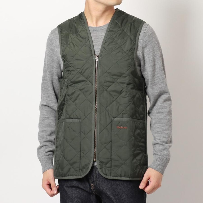 Barbour バブアー キルティング ベスト MLI0001 QUILTED WAISTCOAT ZIP 