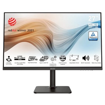 msi 微星 Modern FHD 平面美型螢幕 MD272XP 27型 HDMI 喇叭 IPS  27吋  Modern MD272XP  1個