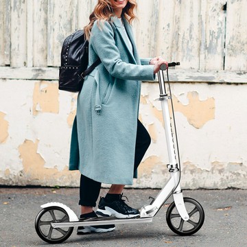 成人滑板車二輪城市學校青少年代步車折疊兒童大兩輪單腳踏 【益三和】可開發票