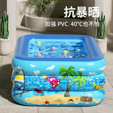充氣游泳池兒童加厚家用嬰兒可折疊水池寶寶小孩戶外洗澡