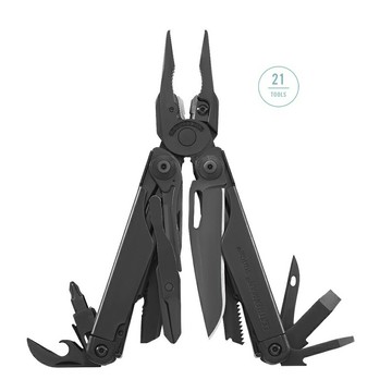 [ LEATHERMAN ] Surge黑工具鉗 附銼刀+尼龍套 / 21 tools / 831334