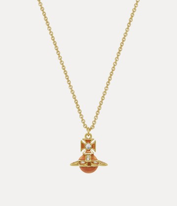 Vivienne Westwood Capucine Pendant Necklace Gold-white-crystal-fuchsia-enamel Gold-white-crystal-fuchsia-enamel Women
