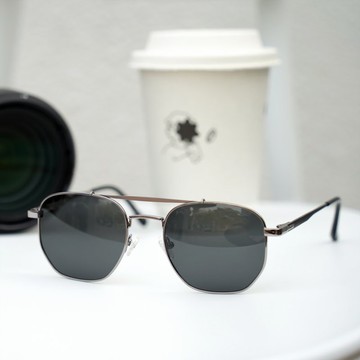 EJ-29025 金屬多邊形框偏光太陽眼鏡 墨鏡