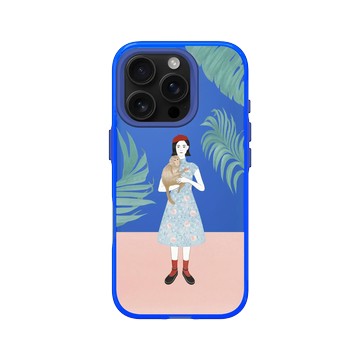 iPhone 16 Pro Clear 激光藍 - 欣蒂小姐 Miss Cyndi - 桃花猿