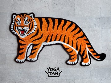 譚阿家畫畫 虎虎地墊