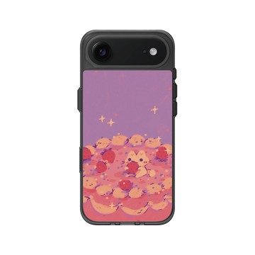 iPhone Air Clear (相機按鈕) 酷墨灰 - Jazlynn - 草莓蛋糕