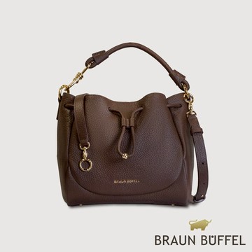 【BRAUN BUFFEL】諾蒂斯 小水桶包-培土棕(德國小金牛台灣總代理)/BF863-31-POS