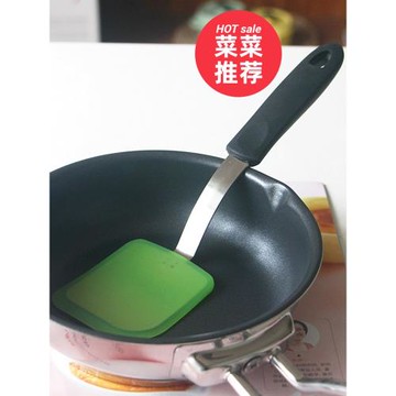 翻雞蛋煎牛排松餅~好使！硅膠小煎鏟不粘鍋專用翻面耐高溫加長柄