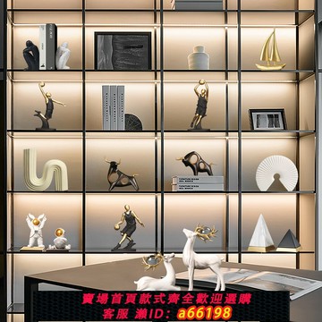 【台灣公司 可開發票】新中式裝飾擺件客廳家居飾品酒柜電視柜現代輕奢高檔工藝品辦公室