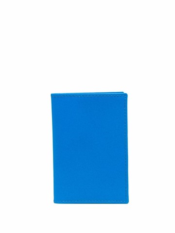Comme Des Garçons Wallet - color-block fodling wallet - unisex - Calf Leather - One Size - Blue