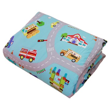 Hong Yew Bedding 鴻宇寢飾 防蹣抗菌美國棉兒童涼被  150 x 120cm  交通樂園 多色