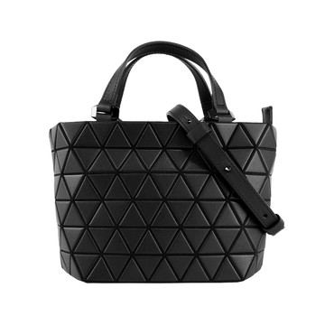 ISSEY MIYAKE Bao Bao Crystal Matte 霧面迷你手提/斜背包(黑色)