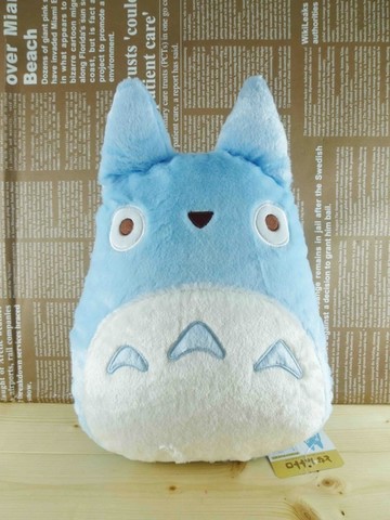 【震撼精品百貨】となりのトトロTotoro_龍貓/豆豆龍~造型抱枕-龍貓藍