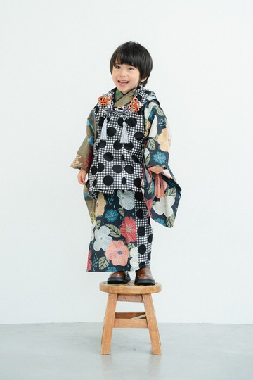 七五三 3歲套組 (和服與罩衫)