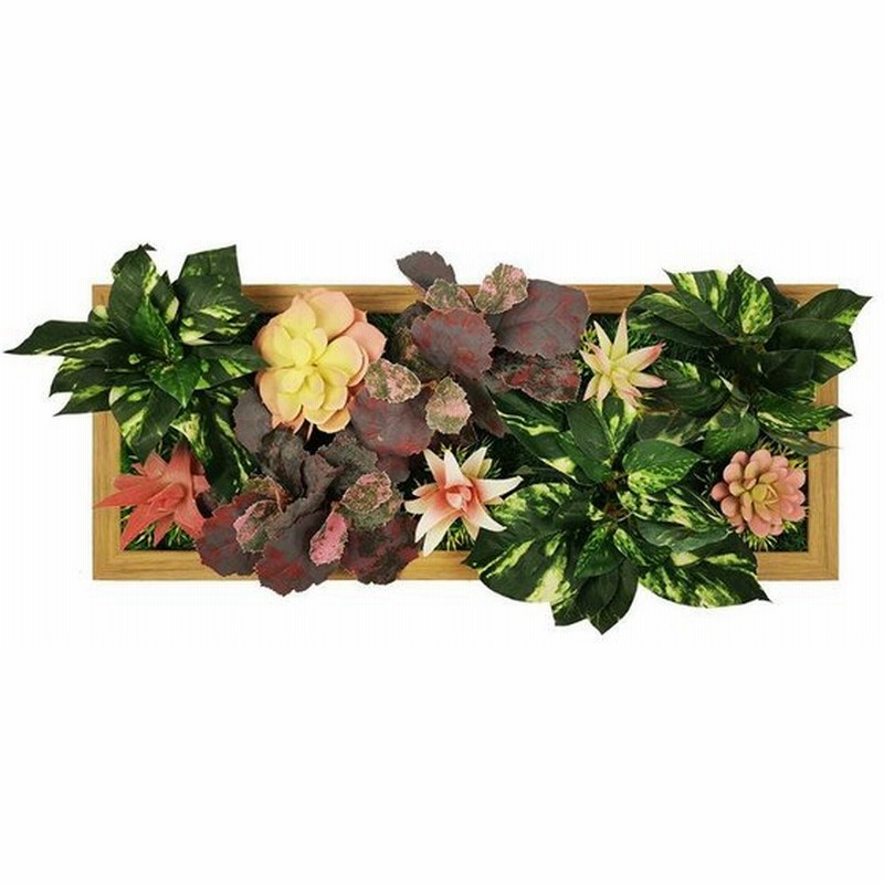 BIENVENUE 壁面装花 造花 観葉植物 一点物 インテリア