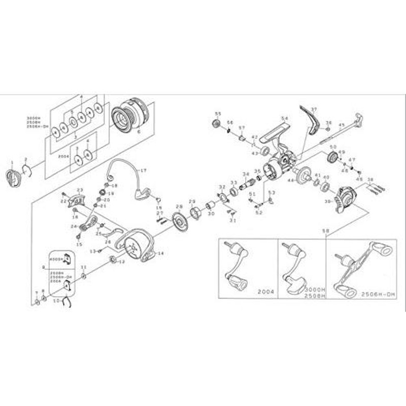 ダイワ(DAIWA) 純正パーツ 21 セルテート SW 6000-H スプール(2-12