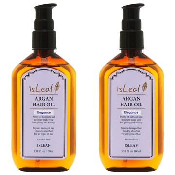 isLeaf 台灣公司貨 香氛順盈護髮油 紫愛瑰蜜  2瓶  100ml