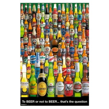 *全世界啤酒 TO BEER OR NOT TO BEER 進口海報