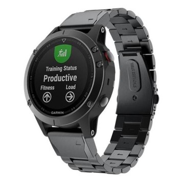 適配garmin佳明fenix5 plus本能945手表6pro不銹鋼三珠快拆表帶