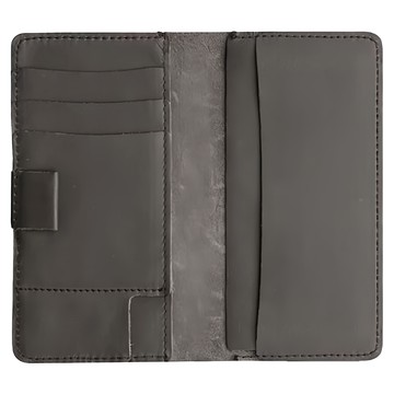 labrador多功能長夾  頭層皮革  適用於iphone 12mini SE2 XS X 8 7 6S 6  S(9 × 16.5 × 1cm)  灰褐色