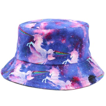 現貨+預購 防曬帽漁夫帽遮陽帽大帽簷戶外登山帽透氣-印花平頂雙面男女帽子74cq48【獨家進口】【米蘭精品】