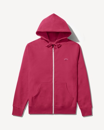 Noah Lightweight Zip-Up Hoodie Red Violet / L