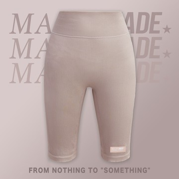 超彈力小標單車褲