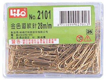 徠福 豪華型 迴紋針 /盒 NO.2101 NO.2102 NO.2103 NO.2104 NO.2105【APP滿額下單10%點數(單一帳號最高5000點)】1/31止