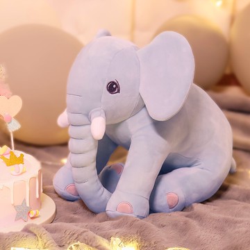 大象毛絨玩具仿真可愛動物抱枕大號公仔娃娃兒童玩偶男孩女孩禮物