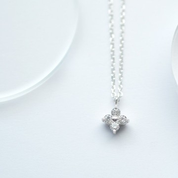 White Flower Necklace｜925銀