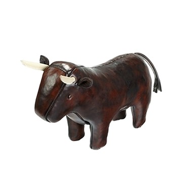 Ranch Bull 公牛 手工皮革擺飾（迷你）