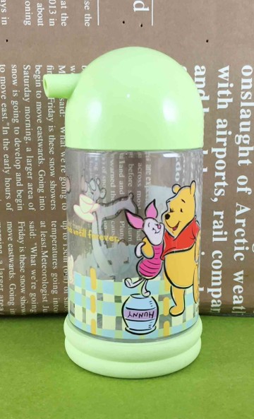 【震撼精品百貨】Winnie the Pooh 小熊維尼~調味罐L-綠