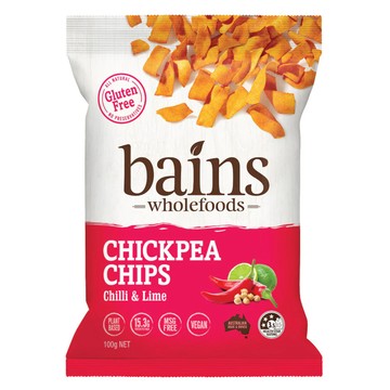 bains wholefoods 鷹嘴豆零食脆片 香辣萊姆風味  100g  1包
