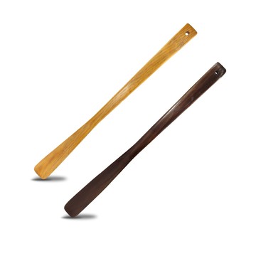 糊塗鞋匠 優質鞋材 A97 荷木直柄鞋拔55cm 2支