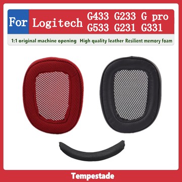 Tempestade 適用於 Logitech G433 G233 G pro G533  G231 G331 耳機套