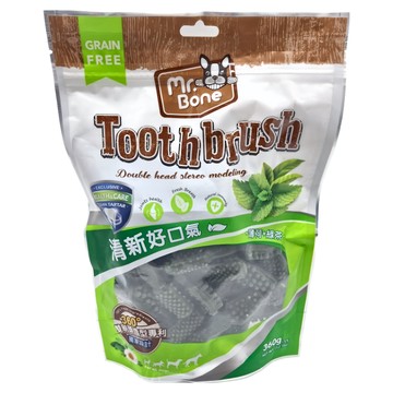 Mr.Bone 全齡犬 多效潔牙骨  薄荷 + 綠茶  360g  1包