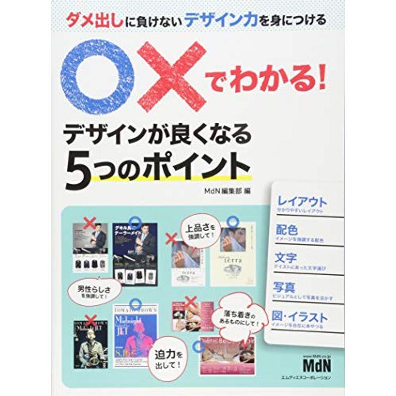 ×でわかる デザインが良くなる5つのポイント