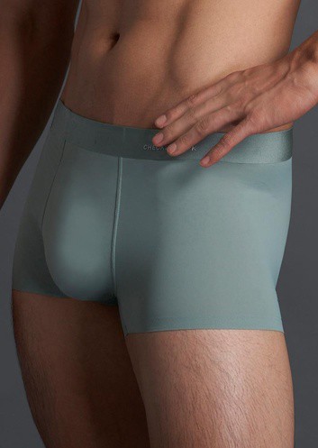 高彈裸感冰絲四角褲