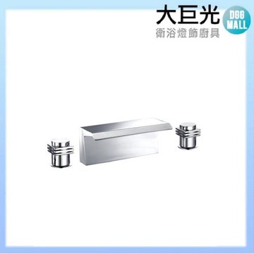 【大巨光】不鏽鋼浴用檯面雙槍水龍頭_3件式(SB-4003)