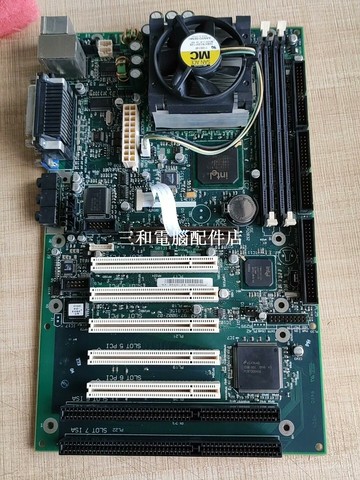 日立 GL815E 醫療級工控主板 370針 配內存 CPU 風扇 高穩定性 台式機核心主板【三和電腦配件店】