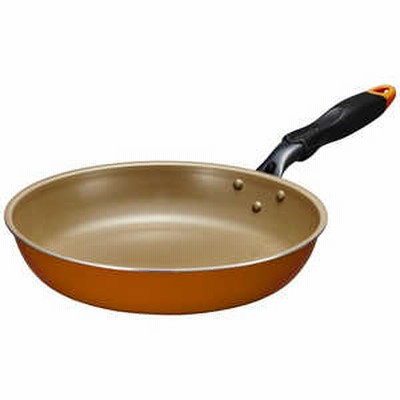 ドウシシャ evercook ガス火軽量 28cm OR オレンジ EGFP28OR