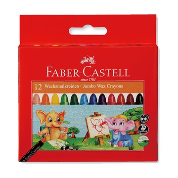 【非庫存商品急單勿下】Faber-Castell 輝柏 大象粗芯24色蠟筆 NO.120039 (NOD)