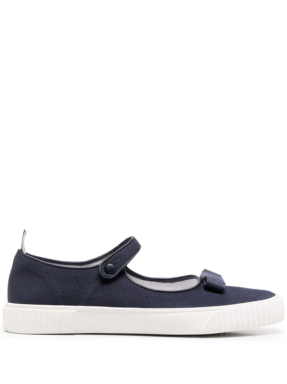 Thom Browne - Mary Jane tennis sneakers - women - Cotton/Rubber - 41 - Blue