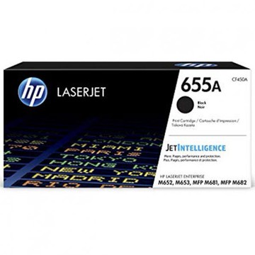 HP 655A 黑色原廠 碳粉匣 (CF450A) 適用M652/M681/M682