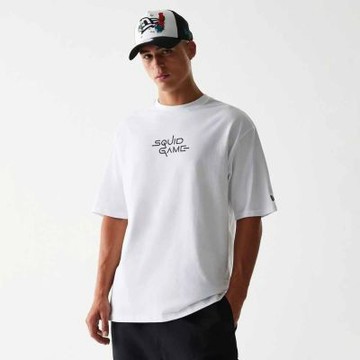 NEW ERA 男女 寬版短袖上衣 SQUID GAME GRPHC 魷魚遊戲 白 NE60767033