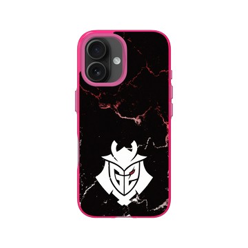 iPhone 16 Clear 粉漾桃 - G2 Esports - G2 Logo Marble